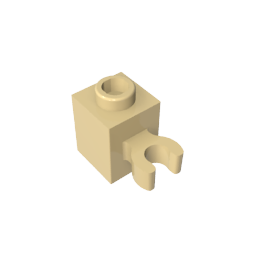 Brick Special 1 x 1 with Clip Vertical [Open O Clip,60475