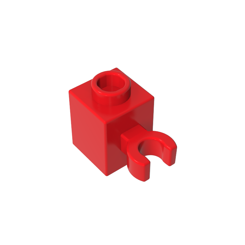 Gobricks,Brick Special 1 x 1 with Clip Vertical [Open O Clip, Hollow Stud],60475b,60475,60475a,30241