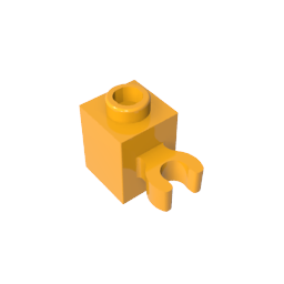 Brick Special 1 x 1 with Clip Vertical [Open O Clip,60475