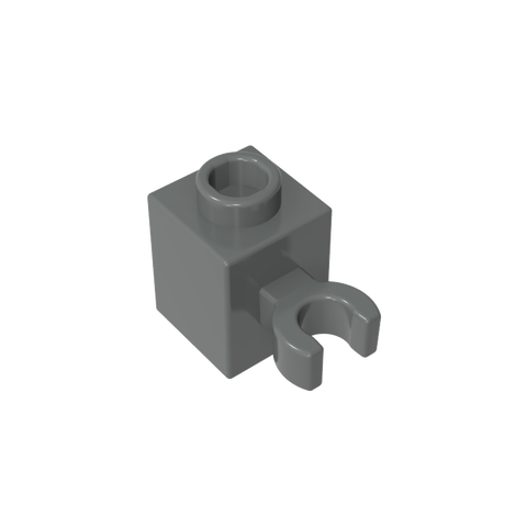 Gobricks,Brick Special 1 x 1 with Clip Vertical [Open O Clip, Hollow Stud],60475b,60475,60475a,30241