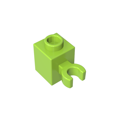 Gobricks,Brick Special 1 x 1 with Clip Vertical [Open O Clip, Hollow Stud],60475b,60475,60475a,30241