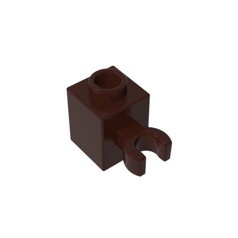 Gobricks,Brick Special 1 x 1 with Clip Vertical [Open O Clip, Hollow Stud],60475b,60475,60475a,30241