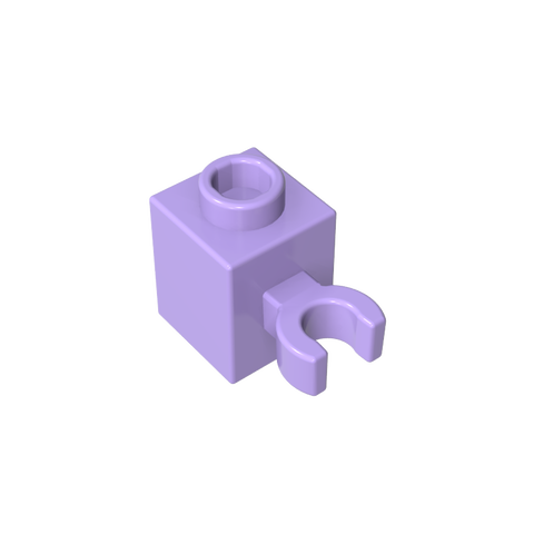 Gobricks,Brick Special 1 x 1 with Clip Vertical [Open O Clip, Hollow Stud],60475b,60475,60475a,30241