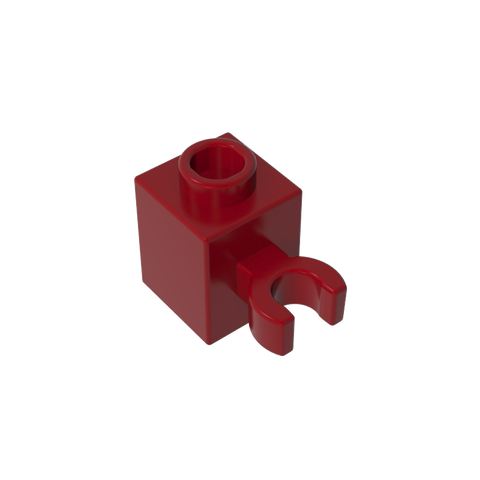 Gobricks,Brick Special 1 x 1 with Clip Vertical [Open O Clip, Hollow Stud],60475b,60475,60475a,30241
