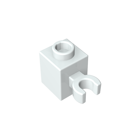Gobricks,Brick Special 1 x 1 with Clip Vertical [Open O Clip, Hollow Stud],60475b,60475,60475a,30241
