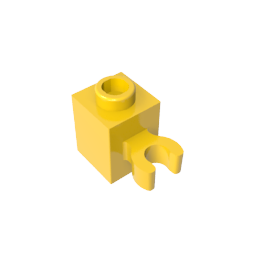 Brick Special 1 x 1 with Clip Vertical [Open O Clip,60475