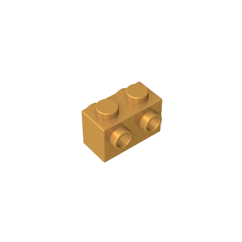 Gobricks,Brick Special 1 x 2 with Studs on 2 Sides,52107