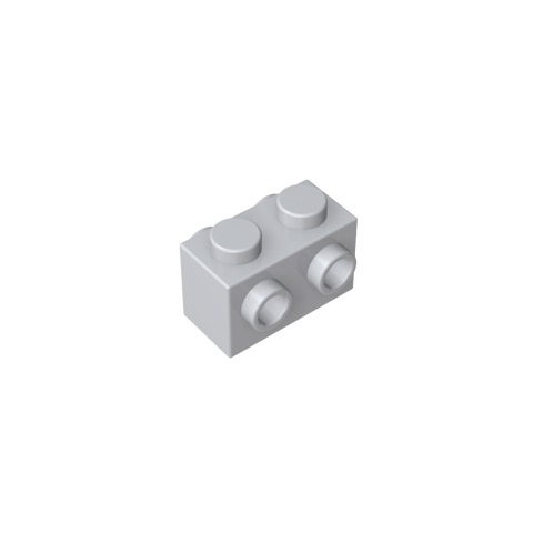 Gobricks,Brick Special 1 x 2 with Studs on 2 Sides,52107