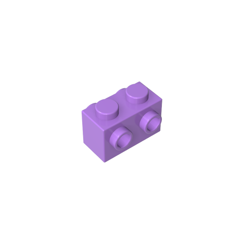 Gobricks,Brick Special 1 x 2 with Studs on 2 Sides,52107