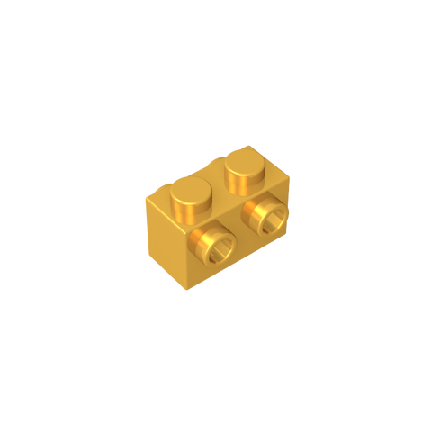 Gobricks,Brick Special 1 x 2 with Studs on 2 Sides,52107