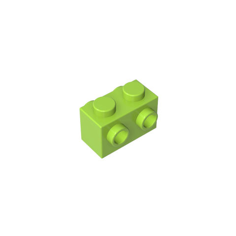 Gobricks,Brick Special 1 x 2 with Studs on 2 Sides,52107