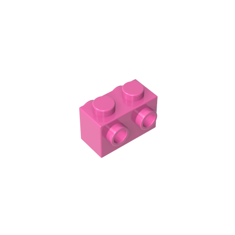 Gobricks,Brick Special 1 x 2 with Studs on 2 Sides,52107