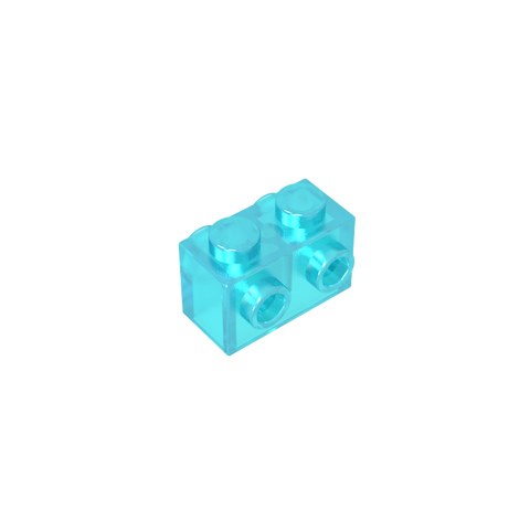 Gobricks,Brick Special 1 x 2 with Studs on 2 Sides,52107