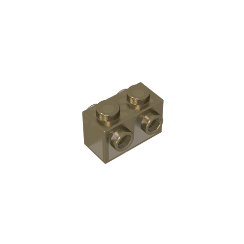 Gobricks,Brick Special 1 x 2 with Studs on 2 Sides,52107