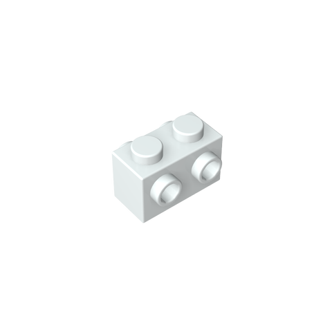 Gobricks,Brick Special 1 x 2 with Studs on 2 Sides,52107