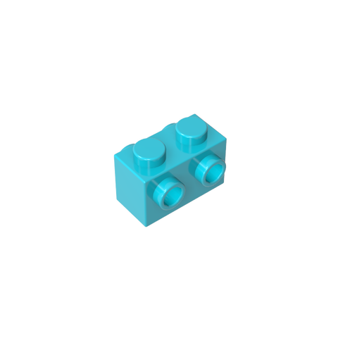 Gobricks,Brick Special 1 x 2 with Studs on 2 Sides,52107