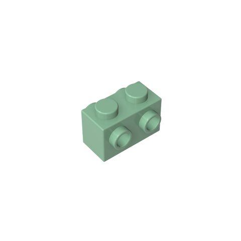 Gobricks,Brick Special 1 x 2 with Studs on 2 Sides,52107