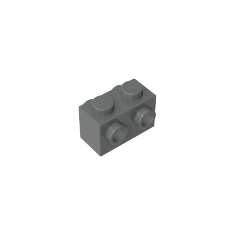 Gobricks,Brick Special 1 x 2 with Studs on 2 Sides,52107