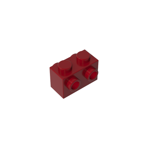 Gobricks,Brick Special 1 x 2 with Studs on 2 Sides,52107