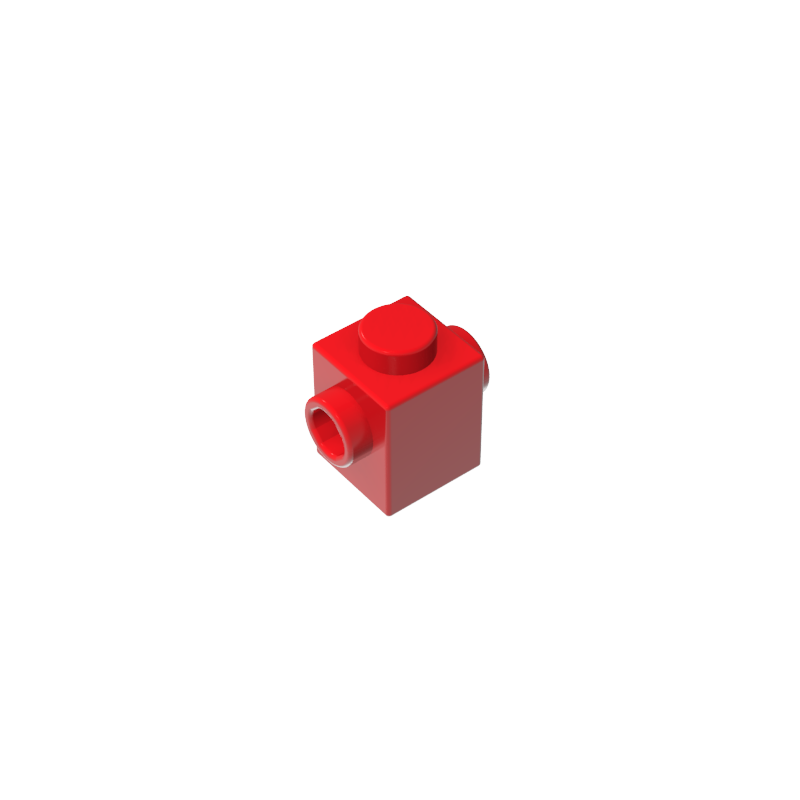 Gobricks,Brick Special 1 x 1 with Studs on 2 Sides,47905