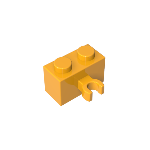Gobricks,Brick Special 1 x 2 with Vertical Clip [Thick U Clip],95820,30237,30237b,30237a