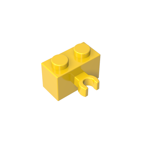 Gobricks,Brick Special 1 x 2 with Vertical Clip [Thick U Clip],95820,30237,30237b,30237a