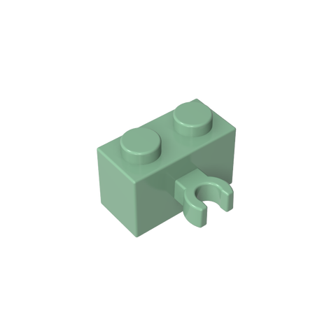 Gobricks,Brick Special 1 x 2 with Vertical Clip [Thick U Clip],95820,30237,30237b,30237a