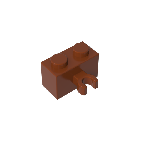Gobricks,Brick Special 1 x 2 with Vertical Clip [Thick U Clip],95820,30237,30237b,30237a