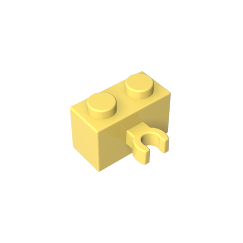 Gobricks,Brick Special 1 x 2 with Vertical Clip [Thick U Clip],95820,30237,30237b,30237a