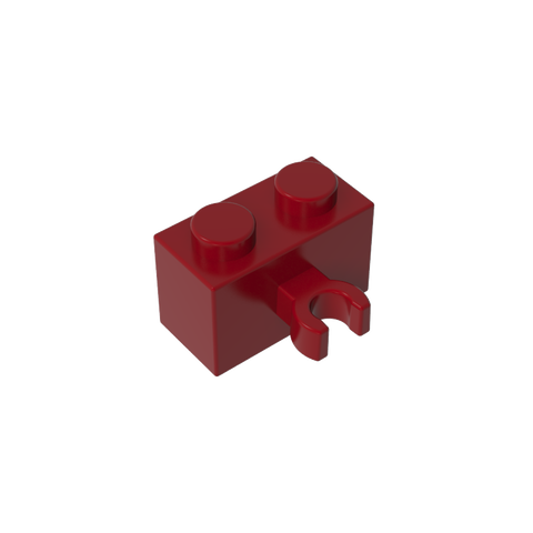 Gobricks,Brick Special 1 x 2 with Vertical Clip [Thick U Clip],95820,30237,30237b,30237a