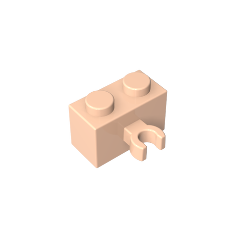 Gobricks,Brick Special 1 x 2 with Vertical Clip [Thick U Clip],95820,30237,30237b,30237a