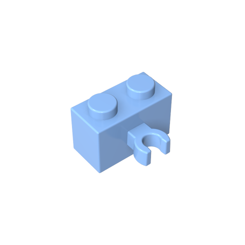 Gobricks,Brick Special 1 x 2 with Vertical Clip [Thick U Clip],95820,30237,30237b,30237a