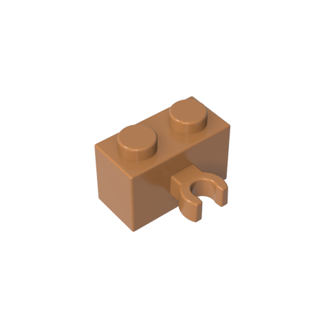 Gobricks,Brick Special 1 x 2 with Vertical Clip [Thick U Clip],95820,30237,30237b,30237a