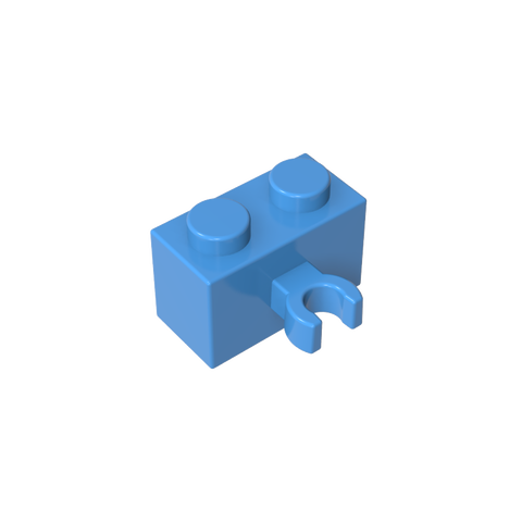 Gobricks,Brick Special 1 x 2 with Vertical Clip [Thick U Clip],95820,30237,30237b,30237a