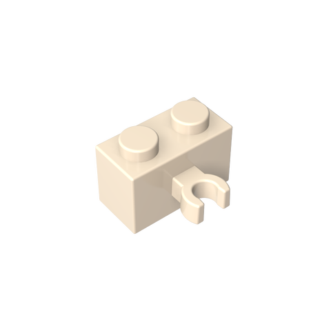 Gobricks,Brick Special 1 x 2 with Vertical Clip [Thick U Clip],95820,30237,30237b,30237a