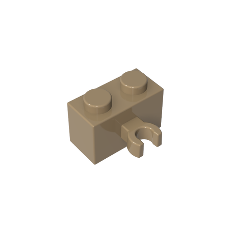 Gobricks,Brick Special 1 x 2 with Vertical Clip [Thick U Clip],95820,30237,30237b,30237a