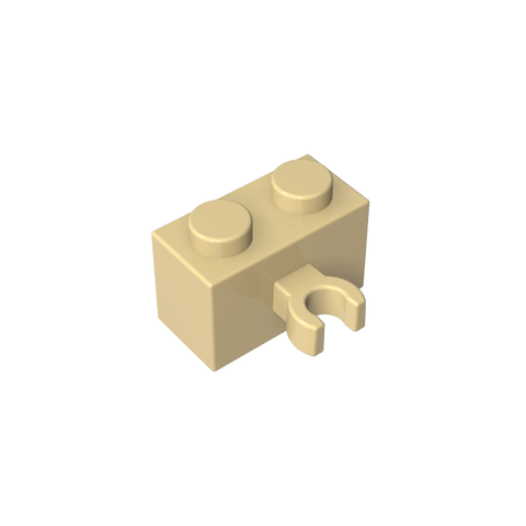 Gobricks,Brick Special 1 x 2 with Vertical Clip [Thick U Clip],95820,30237,30237b,30237a