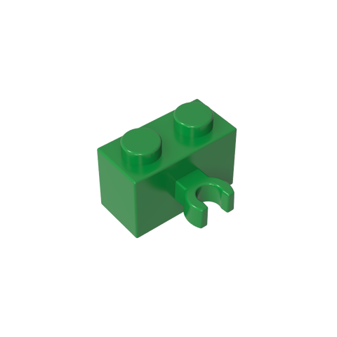 Gobricks,Brick Special 1 x 2 with Vertical Clip [Thick U Clip],95820,30237,30237b,30237a