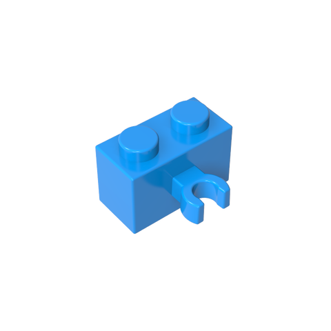 Gobricks,Brick Special 1 x 2 with Vertical Clip [Thick U Clip],95820,30237,30237b,30237a
