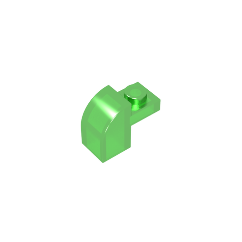 Gobricks,Brick Curved 1 x 2 x 1 1/3 with Curved Top,6091,32807