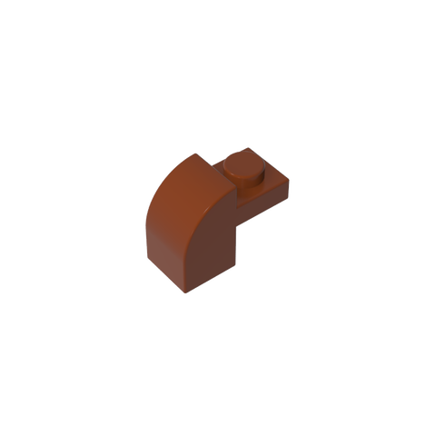 Gobricks,Brick Curved 1 x 2 x 1 1/3 with Curved Top,6091,32807