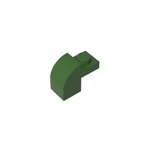 Gobricks,Brick Curved 1 x 2 x 1 1/3 with Curved Top,6091,32807