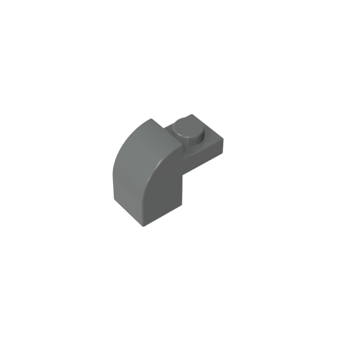 Gobricks,Brick Curved 1 x 2 x 1 1/3 with Curved Top,6091,32807