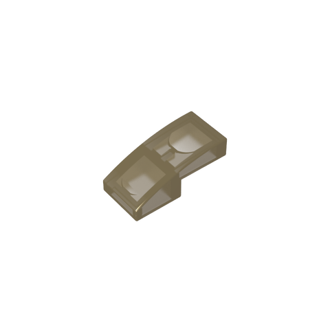 Gobricks,Slope Curved 2 x 1 No Studs [1/2 Bow],11477,17134
