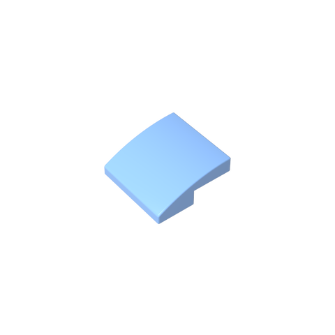 Gobricks,Slope Curved 2 x 2 x 2/3,15068,78565