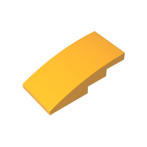 Gobricks,Slope Curved 4 x 2 No Studs,93606