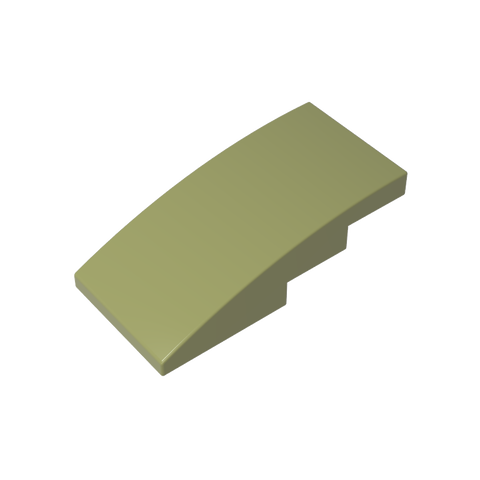 Gobricks,Slope Curved 4 x 2 No Studs,93606