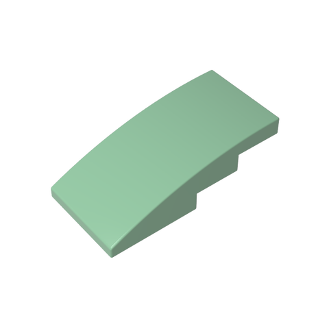 Gobricks,Slope Curved 4 x 2 No Studs,93606