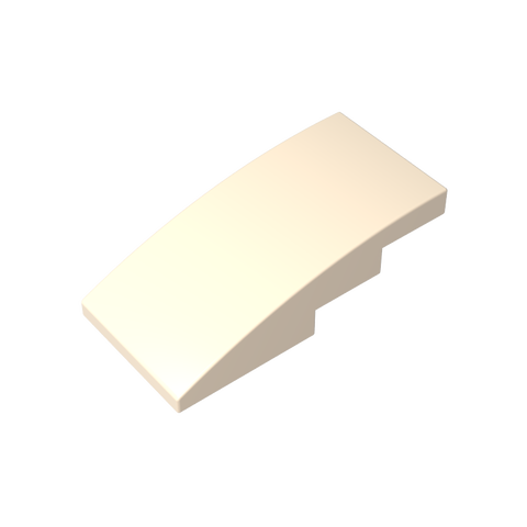 Gobricks,Slope Curved 4 x 2 No Studs,93606
