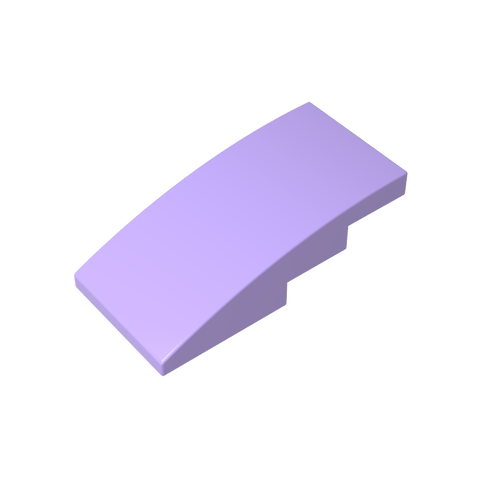 Gobricks,Slope Curved 4 x 2 No Studs,93606